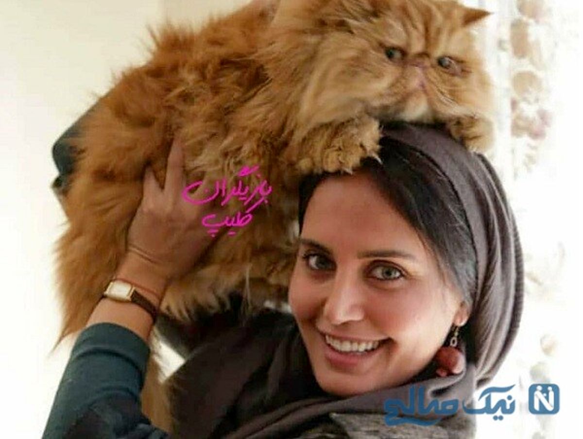 عشق ایرانی الناز شاکردوست بر روی سرش+عکس